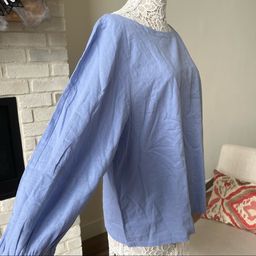 NWT Loft blue top